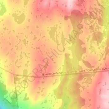 Tirich Mir topographic map, elevation, terrain