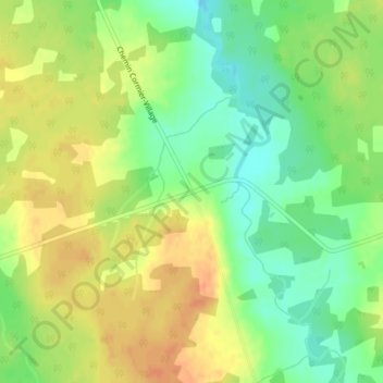 Cormier-Village topographic map, elevation, terrain