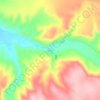 Divle topographic map, elevation, terrain