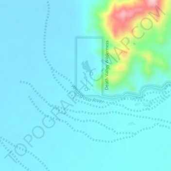 Saratoga Spring topographic map, elevation, terrain