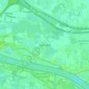 Slijk-Ewijk topographic map, elevation, terrain