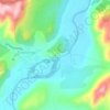 Алтай topographic map, elevation, terrain