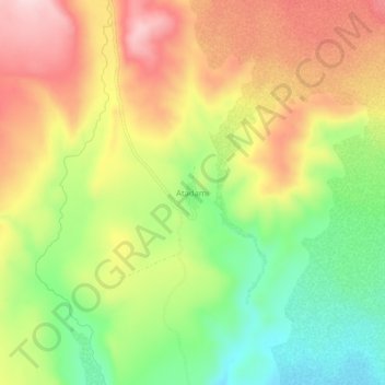 Atadamı topographic map, elevation, terrain