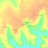 Pakour topographic map, elevation, terrain