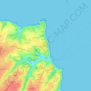 Haute Boulogne topographic map, elevation, terrain