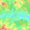 Dirnaich topographic map, elevation, terrain