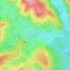 Gass topographic map, elevation, terrain