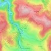 Spineux topographic map, elevation, terrain