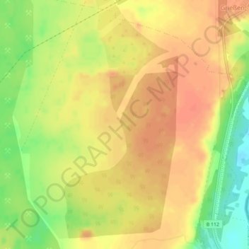 Horno topographic map, elevation, terrain