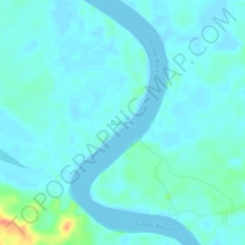 Butong topographic map, elevation, terrain
