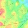 Ward Hill topographic map, elevation, terrain