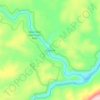 Howard Mill topographic map, elevation, terrain