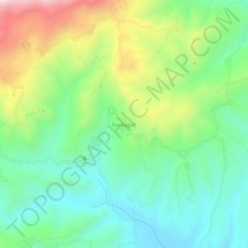 Karaağaç topographic map, elevation, terrain