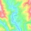 Barbascal topographic map, elevation, terrain