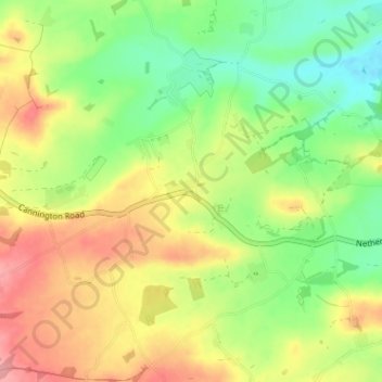 Keenthorne topographic map, elevation, terrain