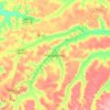 Paragominas topographic map, elevation, terrain