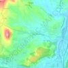 Queveda topographic map, elevation, terrain