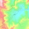 鲁甸乡 topographic map, elevation, terrain