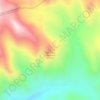Burn Top Mountain topographic map, elevation, terrain