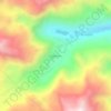 Canu Canu topographic map, elevation, terrain