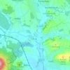 Kaibitz topographic map, elevation, terrain