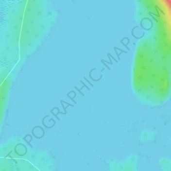Lac Vimont topographic map, elevation, terrain