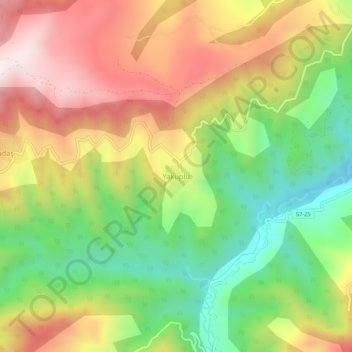 Yakuplu topographic map, elevation, terrain