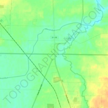 New Haven topographic map, elevation, terrain