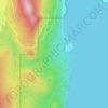Cascada de los Duendes topographic map, elevation, terrain