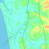 Pangala topographic map, elevation, terrain