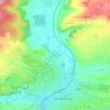 Berkach topographic map, elevation, terrain