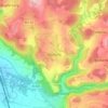 Neufang topographic map, elevation, terrain