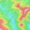 Mortesina topographic map, elevation, terrain