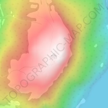 Molden topographic map, elevation, terrain