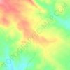 Perones topographic map, elevation, terrain