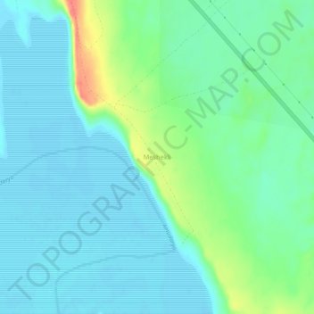 Meshekli topographic map, elevation, terrain