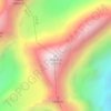 田海子山 topographic map, elevation, terrain