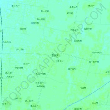 Jiahui topographic map, elevation, terrain