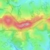 Silberkuhle topographic map, elevation, terrain