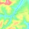 Pirambóia topographic map, elevation, terrain
