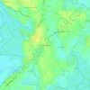 Le Moulin Bouteline topographic map, elevation, terrain