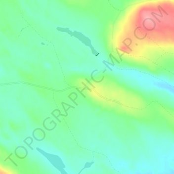 Högheden topographic map, elevation, terrain