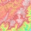 Santo Domigo topographic map, elevation, terrain