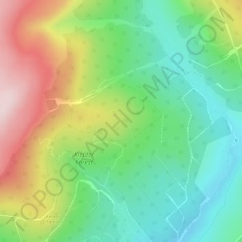 West Kielder Moor topographic map, elevation, terrain