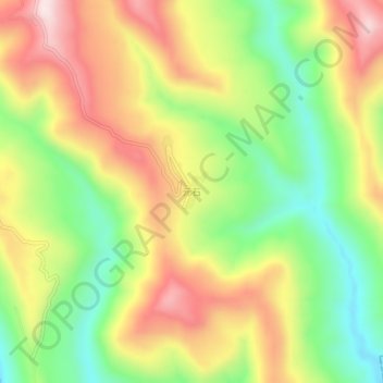 元石 topographic map, elevation, terrain