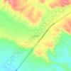 Huarejana topographic map, elevation, terrain
