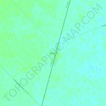Ombucta topographic map, elevation, terrain