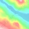 Fjällsjönäs topographic map, elevation, terrain
