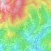 Paveto topographic map, elevation, terrain