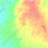 Ceboleda topographic map, elevation, terrain